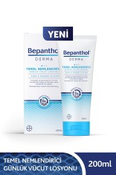 Bepanthol Derma Temel Nemlendırıcı Gunluk Vucut Losyonu 200ml (kuru Ve Hassas Ciltler) - 1