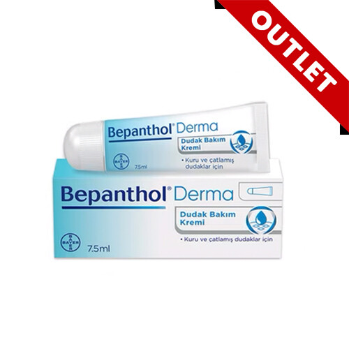 Bepanthol Dudak Bakım Kremi 7,5 ml Kuru ve Çatlamış Dudaklar İçin Günlük Nemlendirme (OUTLET) - 1