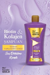 Bio Keratin Gold Biotin & Kolajen Yeniden Yapılandırıcı Etkili Tuzsuz Şampuan 700 ml - 1
