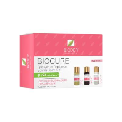 Bioder Biocure Tüy Azaltıcı Kür Yüz İçin 3'lü Etki 3 x 5 ml - 1