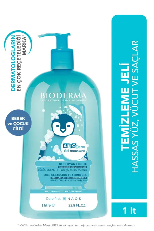 Bioderma Abcderm Foaming Gel 1 Lt (OUTLET) - 1