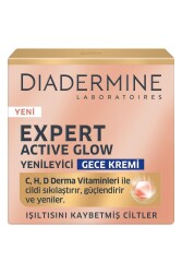 Diadermine Expert Active Glow Yenileyici Gece Kremi - 1