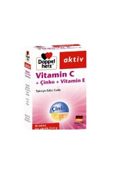 Doppelherz Aktiv Vitamin C + Çinko + Vitamin E 40 Tablet - 1