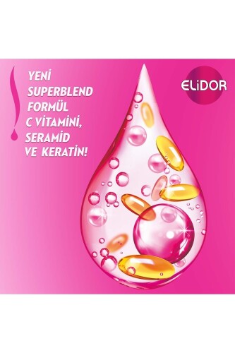 Elidor Superblend Sıvı Saç Bakım Kremi Güçlü ve Parlak Pürüzsüzleştirici ve Canlandırıcı 200 ml - 4