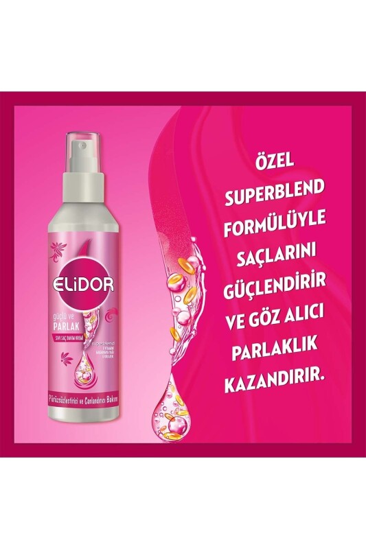 Elidor Superblend Sıvı Saç Bakım Kremi Güçlü ve Parlak Pürüzsüzleştirici ve Canlandırıcı 200 ml - 5