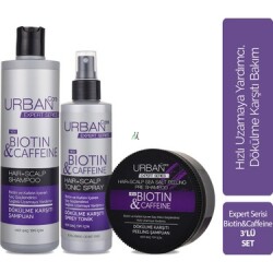 Urban Care Expert Biotin Ve Kafein Dökülme Karşıtı 3'lü Set-hızlı Uzamaya Yardımcı-vegan - 1
