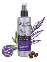 Urban Care Expert Biotin Ve Kafein Dökülme Karşıtı Saç Toniği X2 Adet - Vegan - 200 Ml + 200 Ml - 1