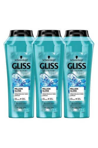 Gliss Million Gloss Yoğun Parlaklık Veren Şampuan 400 ml 3'lü - 2