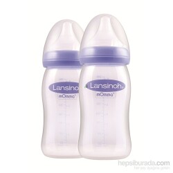 Lansinoh Natural Wave Biberon 2 x 240 Ml - 1