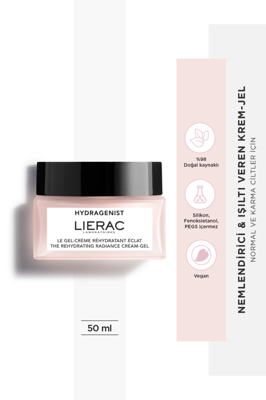 Lierac Hydragenist The Rehydrating Radiance Krem 50 ml - 1