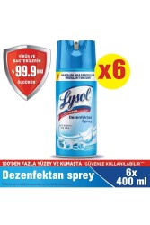 Lysol Dezenfektan Sprey Temizliğin Esintisi 6’lı, Yüzeyler için, 6x400 ml - 1