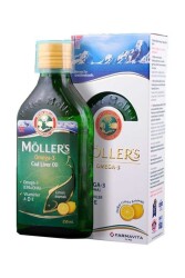 Möllers Omega 3 Limonlu Balık Yağı Şurubu 250 ml - 1