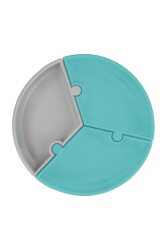 Oioi Puzzle Tabak Aqua Green Powder Grey - 1