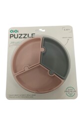 Oioi Silikon Puzzle Tabak Pinky Pink-powder Grey - 1