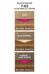 Palette Deluxe 7-65 Altın Parıltılı Toffee - 6