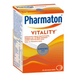 Pharmaton Vitality Efervesan 20 Tablet - Ginseng G115, Multivitamin ve Mineraller - 1