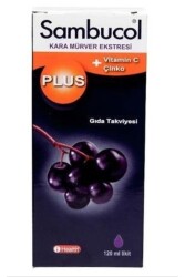 Sambucol Plus Kara Mürver Özütü + C Vitamini & Çinko 120 Ml - 1