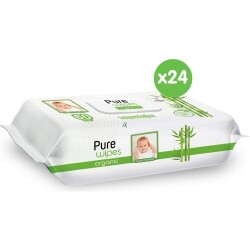 Pure Baby Organik Bambu Özlü Islak Havlu 24×60 (1440 Yaprak) - 2