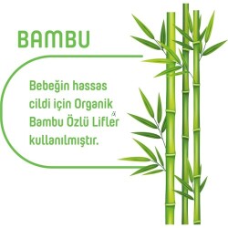 Pure Baby Organik Bambu Özlü Islak Havlu 24×60 (1440 Yaprak) - 3