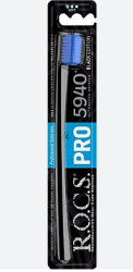 Rocs Pro Black 5940 Yeni Seri Soft Diş Fırçası Siyah - 1