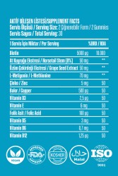 Vita Ceel Saç Tırnak Vitamini Çiğnenebilir Vegan Gummy Biotin 5000, Vitamin D, Çinko, Folik Asit, At Kuyruğu - 5