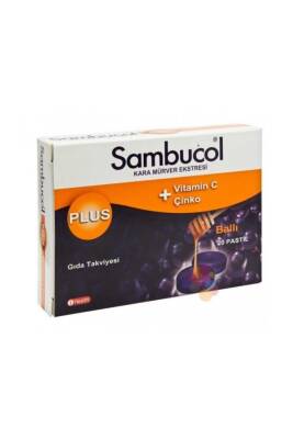 Sambucol Plus Kara Mürver Ekstresi 20 Pastil - 1