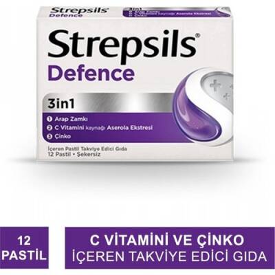 Strepsils Defence 3in1 12 Pastildefence Pastil - 1
