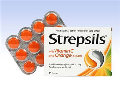 Strepsils Portakal & C Vitamini Aromalı 24 Pastil - 1