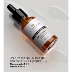 Herbaderm Süper Serum (Niacinamide %15 + Glikolik Asit %5) Leke,Kırışıklık ve Sivilce Karşıtı 30 ml - 1