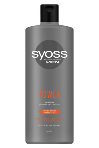 Syoss Men Power Güçlendirici Şampuan 500 ml X 2 Adet - 3