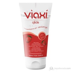 Viaxi Su Bazlı Glide Kayganlaştırıcı Jel Çilek Aromalı 100 ML Su Bazlı - 1