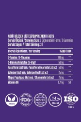 Vita Ceel Uyku Döngüsüne Yardımcı Vegan Sleep Gummy Vitamin Passiflora, Vitamin B6, 5- http, L-theanie - 6