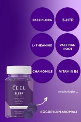 Vita Ceel Uyku Döngüsüne Yardımcı Vegan Sleep Gummy Vitamin Passiflora, Vitamin B6, 5- http, L-theanie - 7