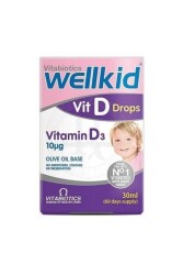 Vitabiotics Wellkid Vit D Drops Vitamin D3 10mcg 30ml Sprey 5021265220038 - 1