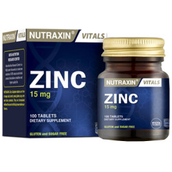 Nutraxin Zinc Sulphate 15 Mg 100 Tablet ( Çinko Sülfat Içeren Takviye Edici Gıda ) - 1